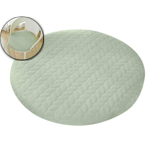 Dvruxg Coussins Ronds pour Chaises et Tabourets - Coussins de 14 Pouces pour Patio, Balançoire et Siège de Toilette - Coussin Rond Doux