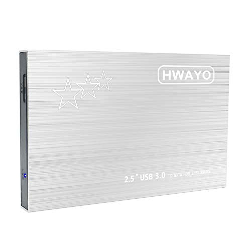 Black MacBook Desktop Chromebook Laptop HWAYO 80GB Ultra Slim Portable External Hard Drive USB3.0 2.5'' HDD Storage for PC 