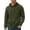 Army Green, variant on COOFANDY Mens Hooded Sweatshirt Long Sleeve Quilted Sweatshirt Casual Fashion Pullover Hoodies with Pocket