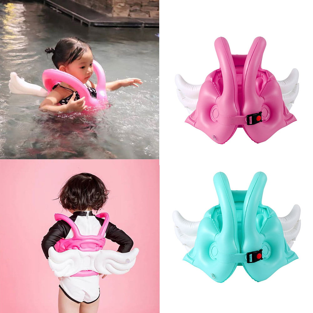Kids Children Inflatable Swimming Pool Beach Float Training Vest Aid Jacket l16 
