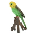 thumbnail image 4 of Raindrops  Wooden Parrot Model Miniature Figurine Wedding Decor Child Green, 4 of 8