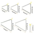 thumbnail image 2 of Unique Bargains Musical Steel Triangle Percussion, 1 Pcs for Drum Set, 2 of 4