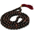 thumbnail image 2 of Red Tiger Eye Mala Beads 108 Buddhist Prayer Beads Japamala, 2 of 5
