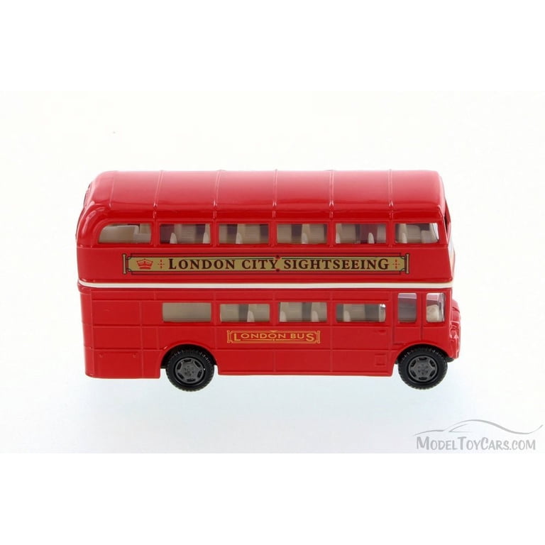 London Routemaster Double Decker Bus, Red - Motor Max 76002D
