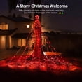 thumbnail image 2 of Luces de Navidad WBao 344 LED para Exterior 3 m con 12 Estrella en la Parte Superior, 2 of 7