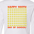 thumbnail image 4 of Inktastic Happy 100th Day of School One Hundred Stars Long Sleeve Youth T-Shirt, 4 of 5