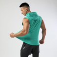 thumbnail image 5 of Sudadera deportiva sin mangas para hombre, camiseta sin mangas para entrenamiento, gimnasio, culturismo, camiseta de secado rápido en verde lago, 5 of 5