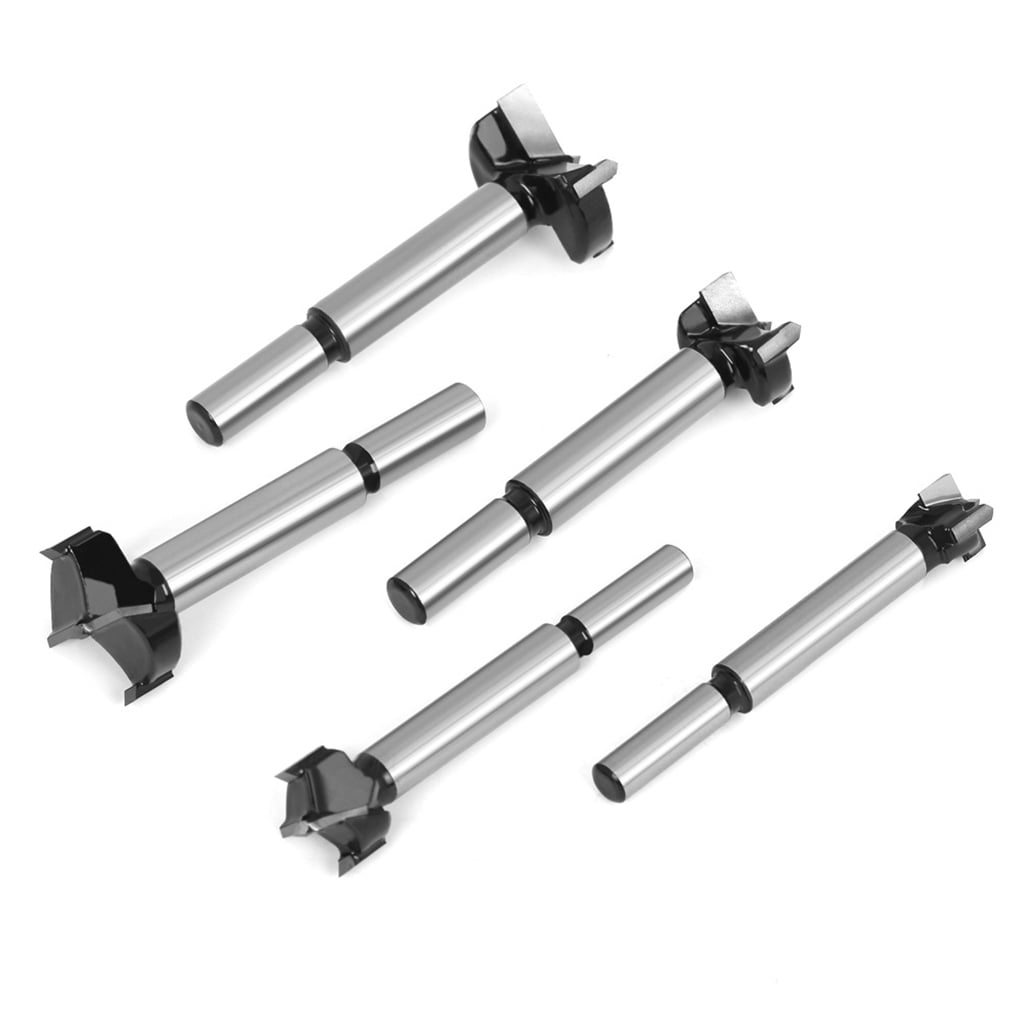 MOMOJIA 5Pcs Wood Hole Saw Dia 15mm-35mm Drill Bit Set Accessory Professional Cut Tools