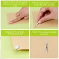 thumbnail image 5 of 100pcs Paper Fasteners, Brads Round Fasteners for Craft, Art Crafting, Classroom Project, Decorative Paper Fasteners Decoration, DIY Scrapbooking Supplies, Silver, L, 5 of 8