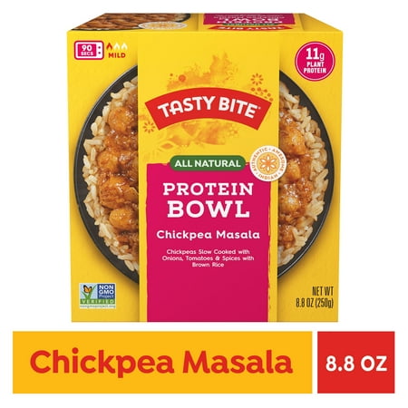 Tasty Bite Indian Style Chickpeas & Rice Bowl 8.8oz - Chickpeas and rice bowl