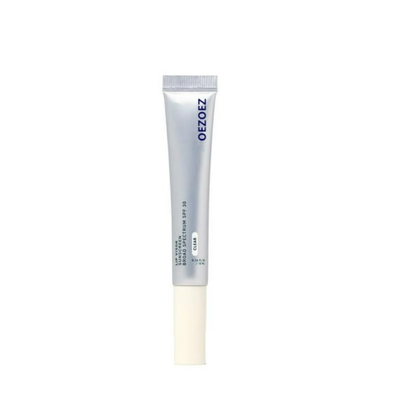 Prequel Skin Lip Visor Lip Balm - Clear Lip Balm with SPF 30 PA+++, Moisturizing Semi GLōss, Non-Sticky Finish, Flavored, Daily Lip Protection, Hydrating, Lightweight, 0.35 oz Tube