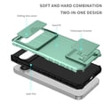 thumbnail image 3 of ELEHOLD Case for Google Pixel 9/9 Pro, Shockproof Full Body Case Built in Slide Camera Lens Cover & Invisible Kickstand,Lightblue, 3 of 11