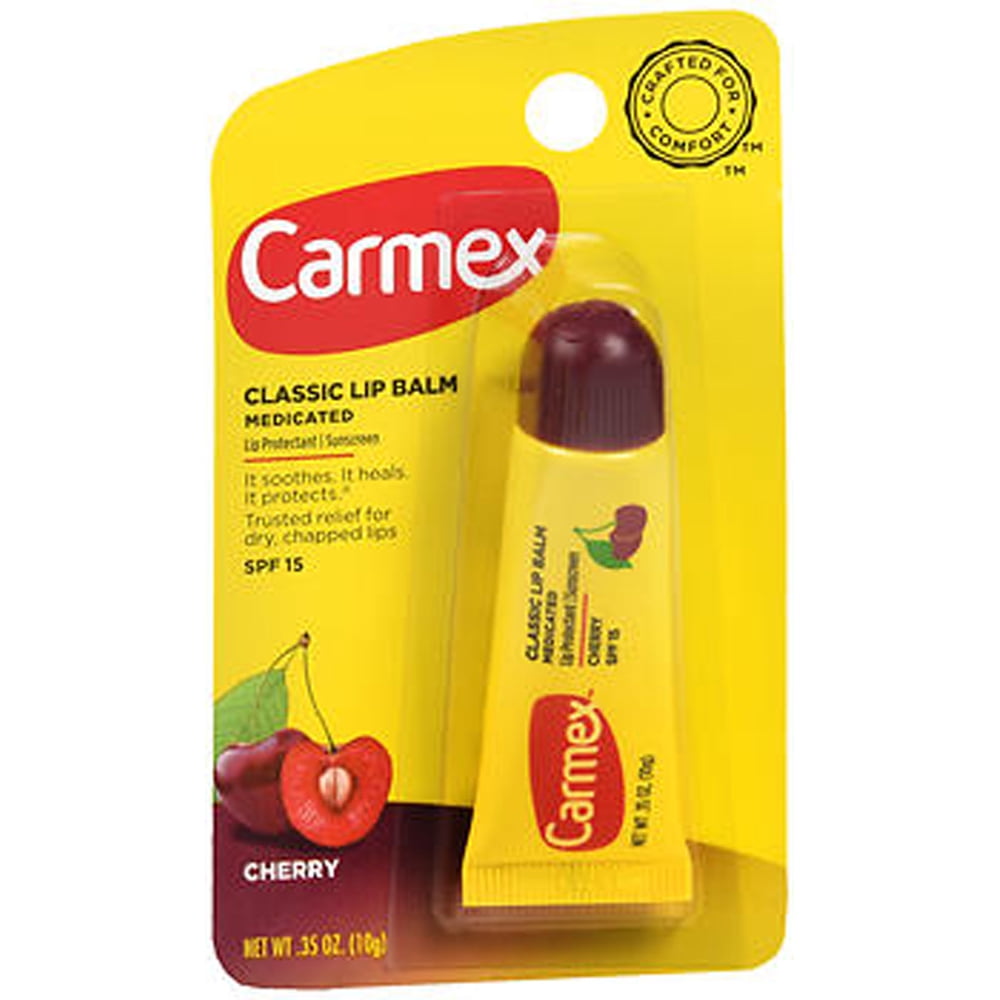 Carmex Daily Care Moisturizing Lip Balm Spf 15 Fresh Cherry 0.35 oz