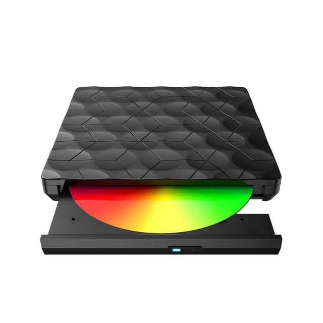 Máquina De Lectura De Datos De Unidad Óptica Portátil Cuadrada Antideslizante De Unidad Óptica Externa De Moda Yuarrent EL010726-00