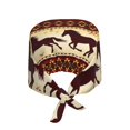 thumbnail image 3 of Horse Working Cap with Sweatband - Adjustable Unisex Surgical Nurse Cap, Chemo Hats for Women, 3 of 6