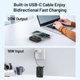 thumbnail image 6 of 10000mAh Mini Power Bank with Cables, 20W Fast Charging Portable Phone Charger Compatible for iPhone & Android, 6 of 7