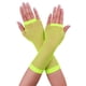 thumbnail image 1 of Guantes de red sin dedos para mujeres, accesorios de disfraz de fiesta de los años 1980, 2 pares, amarillo fluorescente, largo-2 pares, 1 of 4