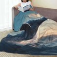 thumbnail image 6 of Bingfone Dancing Whale Print Flannel Fleece Blanket Throw Blanket for Bed,Sofa,Couch,Travel,Camping(60"x50" ), 6 of 8