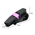thumbnail image 5 of Cheers.US Glasses Holders for Car Sun Visor, Sunglasses Holder Clip Hanger Eyeglasses Mount, Double-Ends Clip and 180 Degree Rotational Car Glasses Holder with Ticket Card Clip, 5 of 7