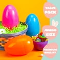 thumbnail image 3 of Huevos de Pascua de plástico JOYIN, 12 unidades, coloridos, gigantes, 15 cm, rellenables, 3 of 9