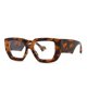 thumbnail image 5 of Gafas de sol unisex con montura gruesa transparente y bloqueo de luz azul, cuadradas, ópticas, unisex, 2025, 5 of 6