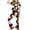 xb13-Black, variant on Girls 2 Piece Outfits Short Sleeve Tops & Flared Pants Kids Teen Trendy Summer Clothing Set, Size 7-14 Years Floral Print Girls Two Piece Outfits Summer