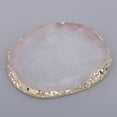 thumbnail image 6 of EHJRE Agate Crystal Plate Pad Drink Coaster white, 6 of 9