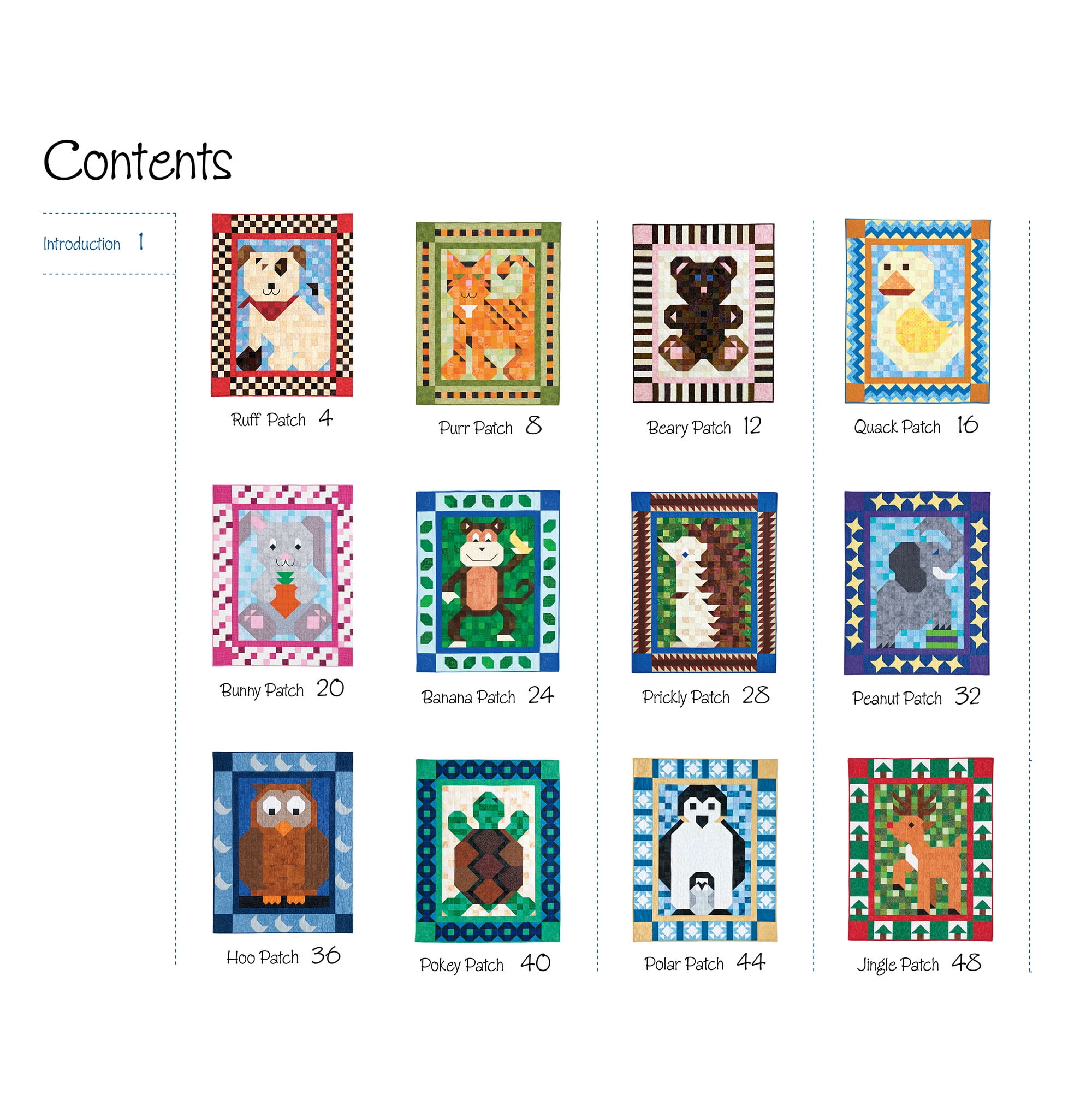 Leisure Arts Quiltmaker Patch Pals Collection Quilting Book