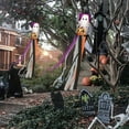 thumbnail image 3 of SEANATIVE Halloween Ghost Pumpkin Windsocks 2 Pack Handing 40 Inch Windsock Outdoor Hanging Decorations Garden for Front Door Yard Porch Patio Lawn Party Decor Outside, 3 of 7