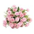 thumbnail image 2 of Ramo de hortensias artificiales realistas y reutilizables. Rosa, 2 of 8