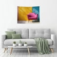thumbnail image 5 of Easygdp Bright Pink Chair Tapestrys Boutique Decor Wall Hanging for Living Room Bedroom Office Decor 29x37in, 5 of 8