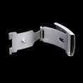 thumbnail image 4 of Correa de reloj de 22 mm, correa de material acero plegable con hebilla desplegable, botón plateado Yuyangstore none, 4 of 8