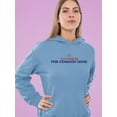 thumbnail image 2 of Tested Positive For Common Sense Hoodie Women's, 2 of 4