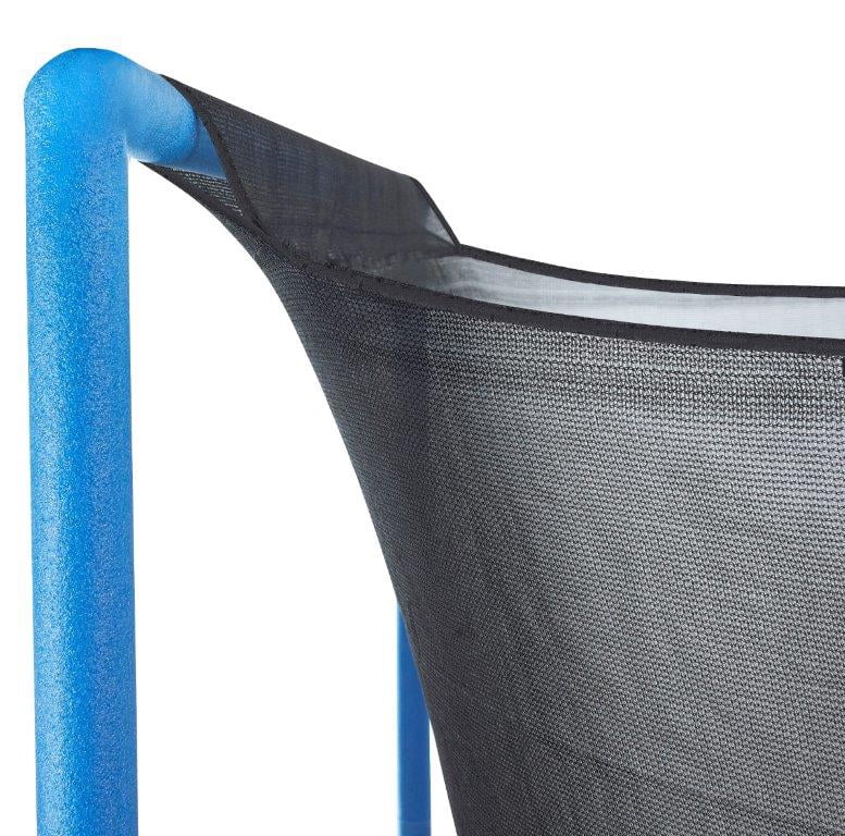 Machrus Upper Bounce Trampoline Net - Trampoline Safety Net Fits 12 ft Round Trampolines using 2 Arches - Breathable UV and Weather-Resistant Trampoline Net Replacement with Top Sleeves