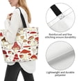 thumbnail image 3 of Kdxio Cartoon Mushrooms Casual Tote Bags Women Big Capacity Shoulder Bag for Women Travel Shoulder Bags Handbags, 3 of 8