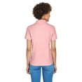 thumbnail image 3 of Devon & Jones Ladies' Pima Piqué Short-Sleeve Y-Collar Polo - D100W, 3 of 4