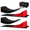 thumbnail image 1 of Costway 2 Pack Camper Levelers RV Leveling Blocks with Fluorescent Strip 2 Rubber Grip Mats, 1 of 10