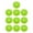 Green, variant on Almencla 10 Pieces Flat Cones 5.9 inch Spot Markers for Soccer Agility Practice Speed White