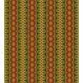 thumbnail image 3 of African Duvet Cover Set, Abstract Motifs Vertical Borders Folkloric Hippie Antique, Decorative 3 Piece Bedding Set with 2 Pillow Shams, King Size, Green Brown Yellow, by Ambesonne, 3 of 3