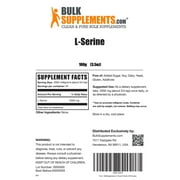 BulkSupplements L-Serine Powder - Amino Acid Supplement, L-Serine Supplement - Unflavored, 2g per Serving, 100g (3.5 oz)