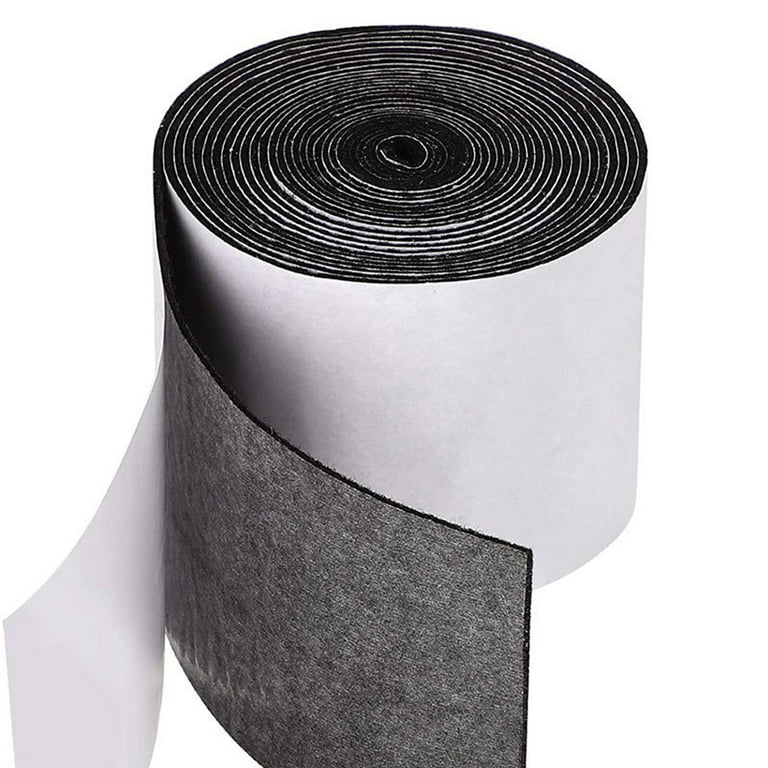 Felt Strip Adhesive Backing Felt Tapes Furniture Rolls Self Stick Polyester  NEW