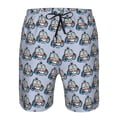 thumbnail image 3 of Logiee Police Car Print Mens Swim Trunks Quick Dry Board Shorts,Breathable Hawaii Beach Shorts Swimwear Bathing Suits-3X-Large, 3 of 6