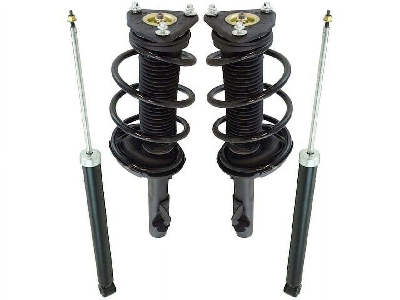 TRQ Front And Rear Complete Strut Assembly & Shock Absorber Kit Complete Strut Coil Spring Assembly Fits Select 2016 2021 Honda Civic - View #10