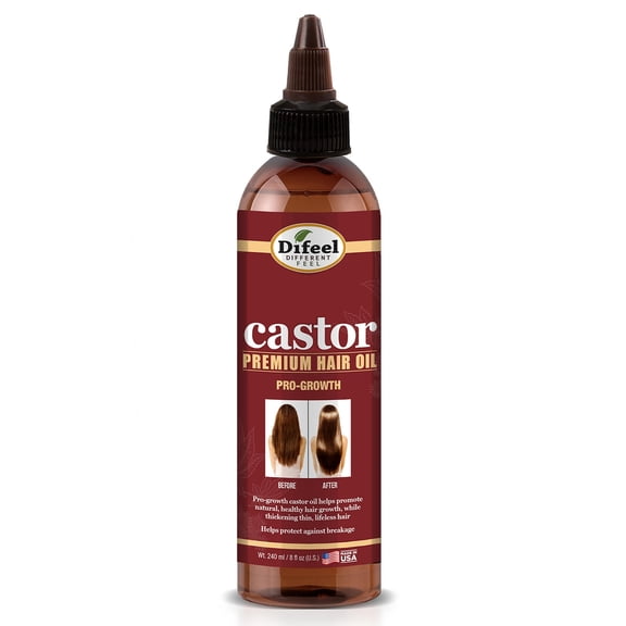Difeel Castor Pro-Growth Hair Oil 8 oz.