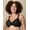 Dressed In Black, variant on Full-Coverage T-Shirt Bra, Moisture-Wicking Dressed In Black 46D Women's