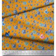 thumbnail image 2 of Soimoi Cotton Duck Fabric Butterfly & Flower Decor Fabric Printed Yard 56 Inch Wide, 2 of 3