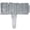 Grey, variant on Plastic Garden Fence Border 13" Tall, White Landscaping Edging for Flower Beds, Lawn Decor, Walkways, Yard Protection Barrier, Outdoor Patio Border