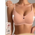 thumbnail image 4 of qelini Wireless Push up Bra Plus Size for Women Lightly Lined Full Coverage T-Shirt Bra with Lift Support & Back Smoothing, 4 of 7