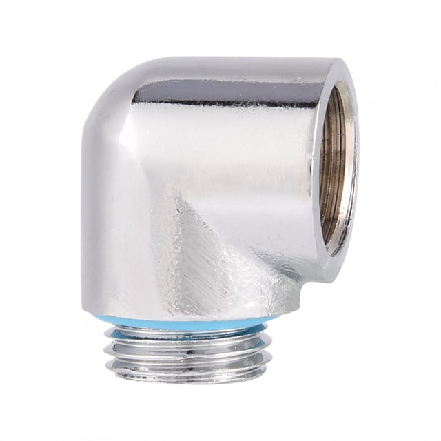 Filetage G1/4 Coude Convertisseur de Tube de Filetage pour Système de Refroidissement par Eau PC 90 Filetage Interne Externe