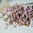 thumbnail image 5 of Artificial Flowers Branches Faux Silk Cherry Blossoms Stem Fake Floral for Home Garden Restrant Hotel Parties Wedding Table Centenpieces Arrangements Decor Spray in Pink, 5 of 5